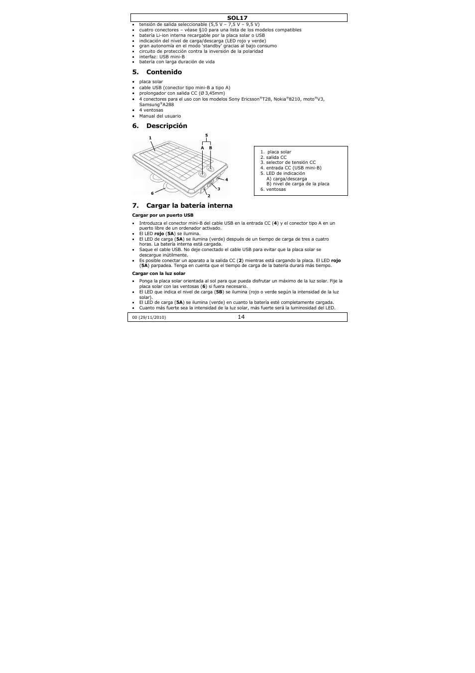 Velleman SOL17 User Manual | Page 14 / 36