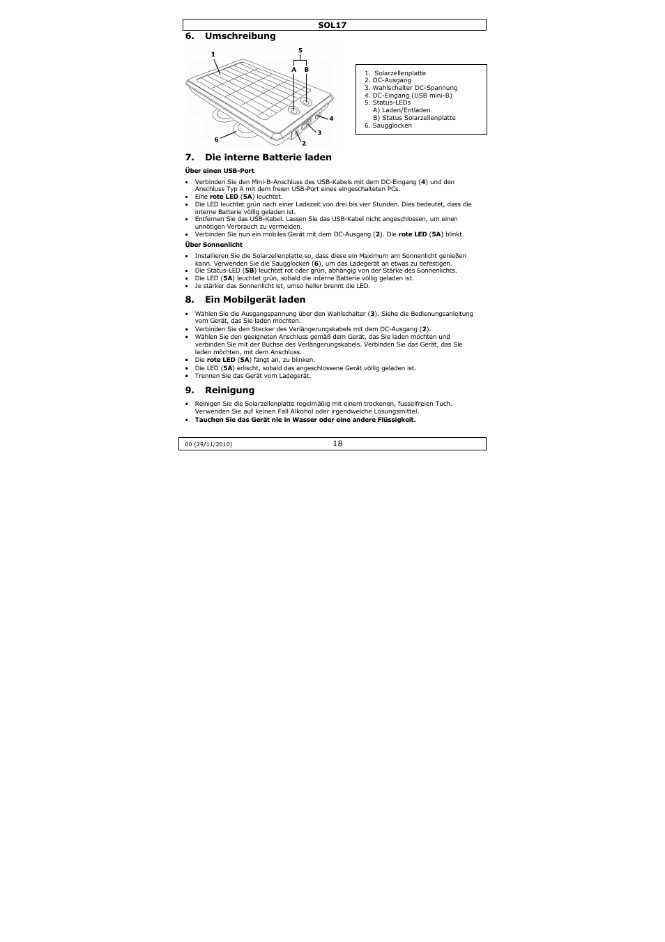 Velleman SOL17 User Manual | Page 18 / 36