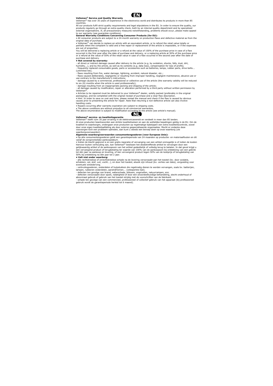 Velleman SOL17 User Manual | Page 32 / 36