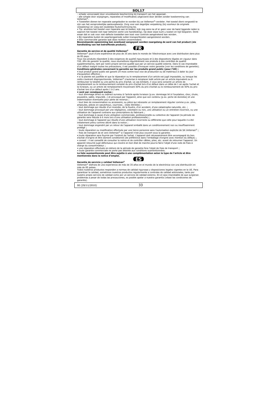 Sol17 | Velleman SOL17 User Manual | Page 33 / 36