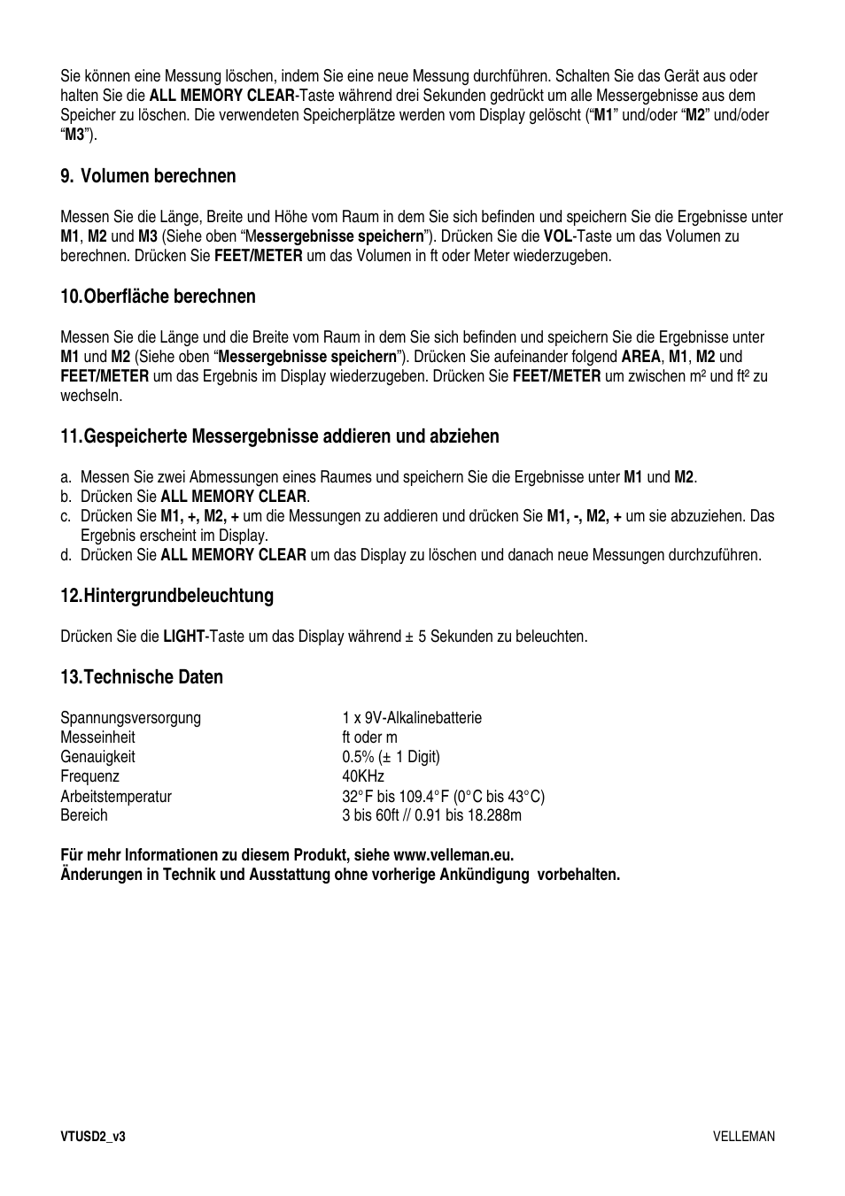 Velleman VTUSD2 User Manual | Page 15 / 15