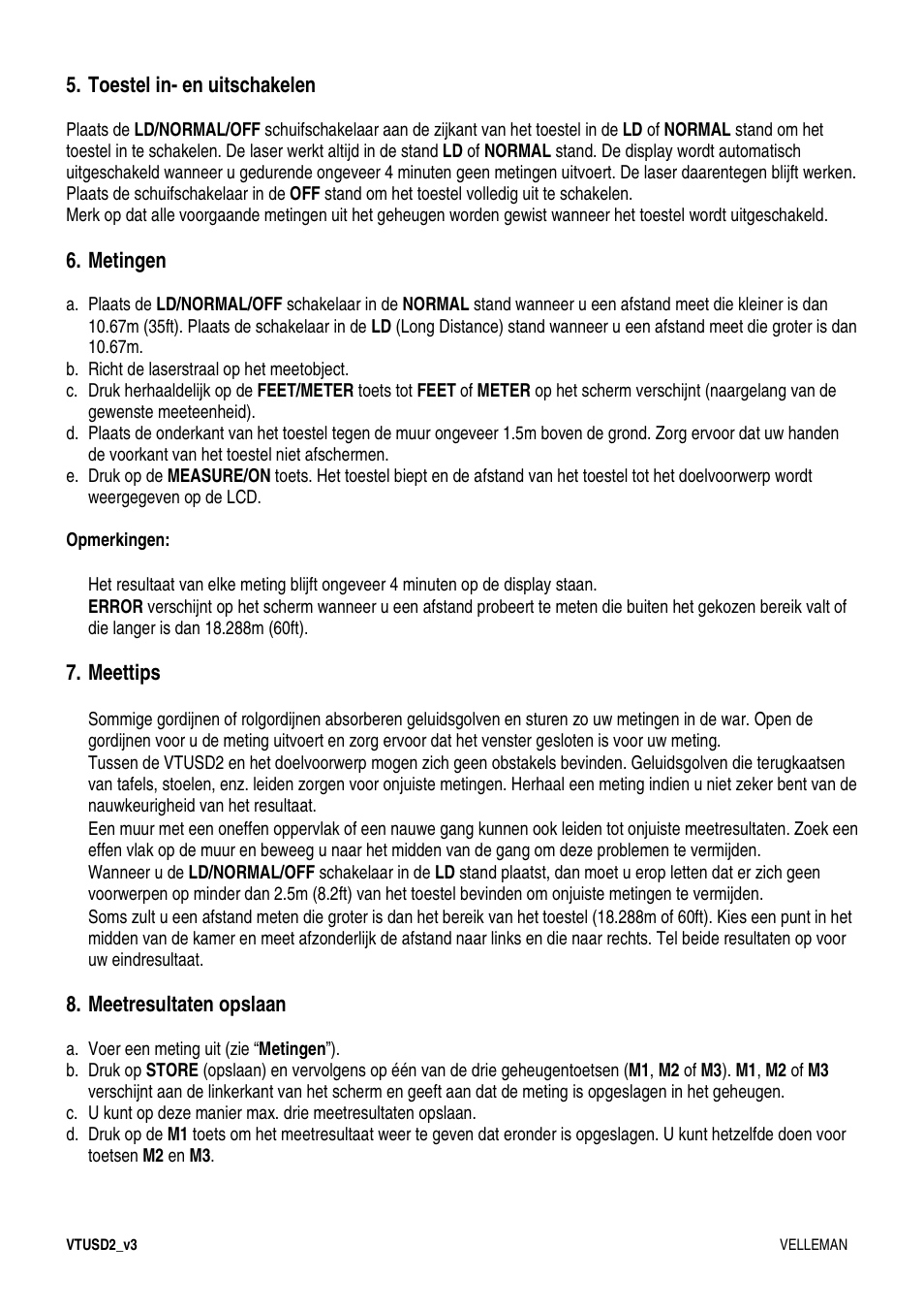 Velleman VTUSD2 User Manual | Page 4 / 15