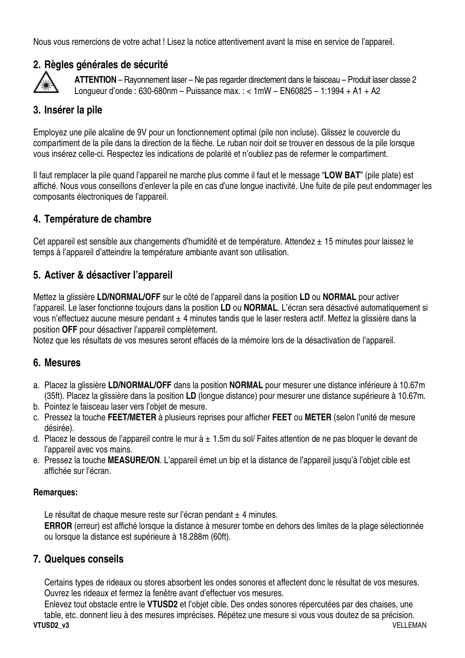 Velleman VTUSD2 User Manual | Page 7 / 15