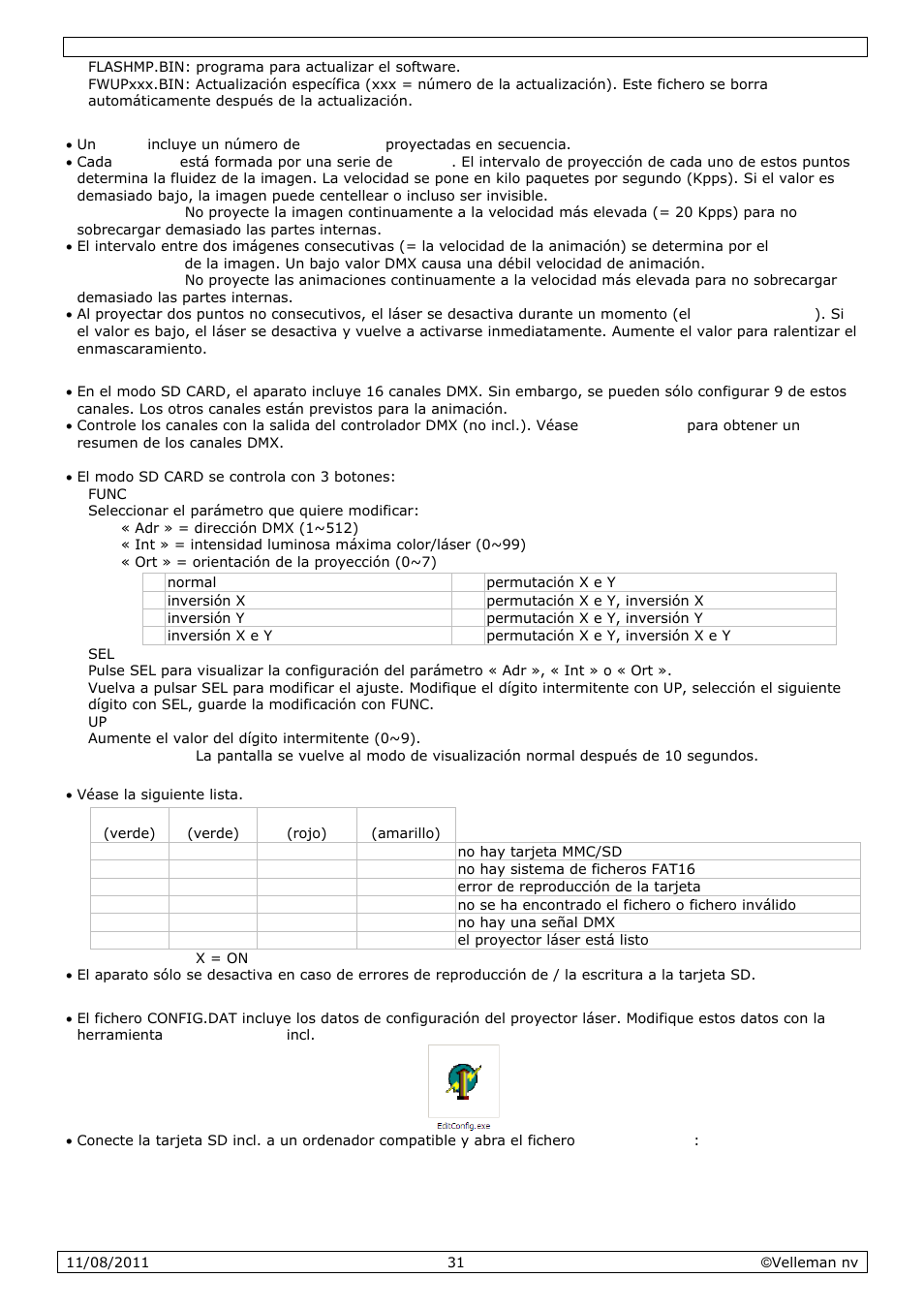 Velleman VDP2301RGVLD10 User Manual | Page 31 / 45