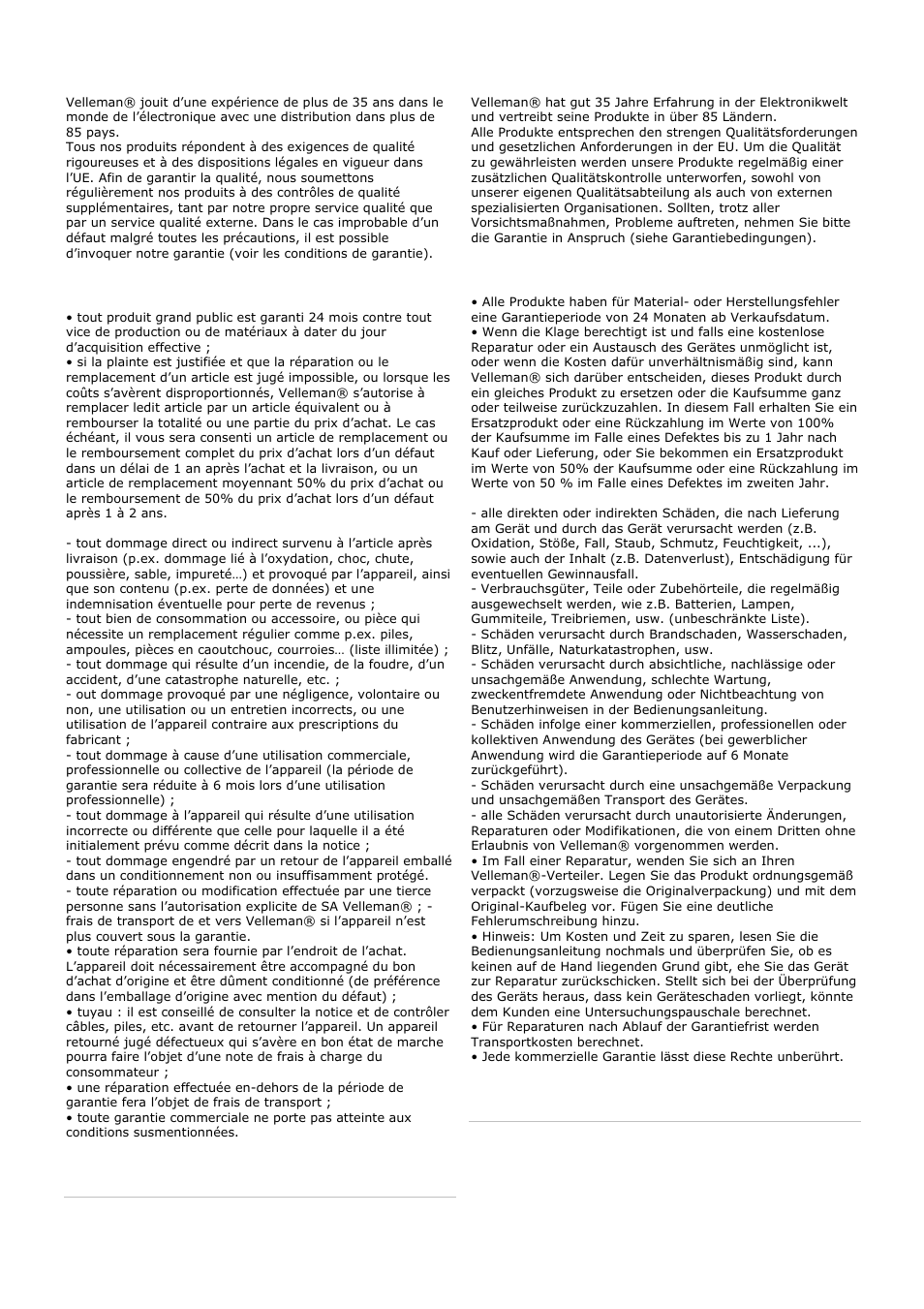Velleman VDP2301RGVLD10 User Manual | Page 44 / 45