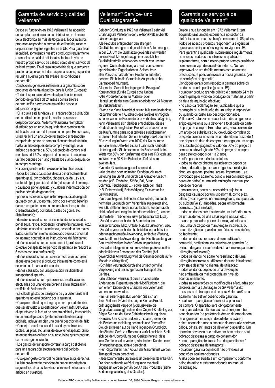 Velleman WB035 User Manual | Page 13 / 14