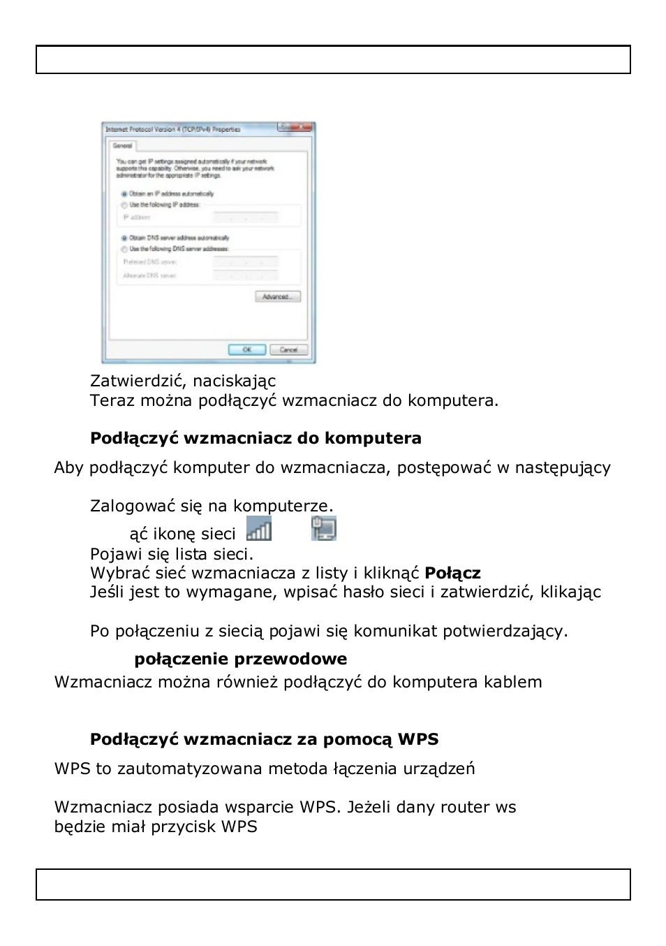 Podłączyć wzmacniacz do komputera, Podłączyć wzmacniacz za pomocą wps | Velleman WIFIR3 User Manual | Page 124 / 145