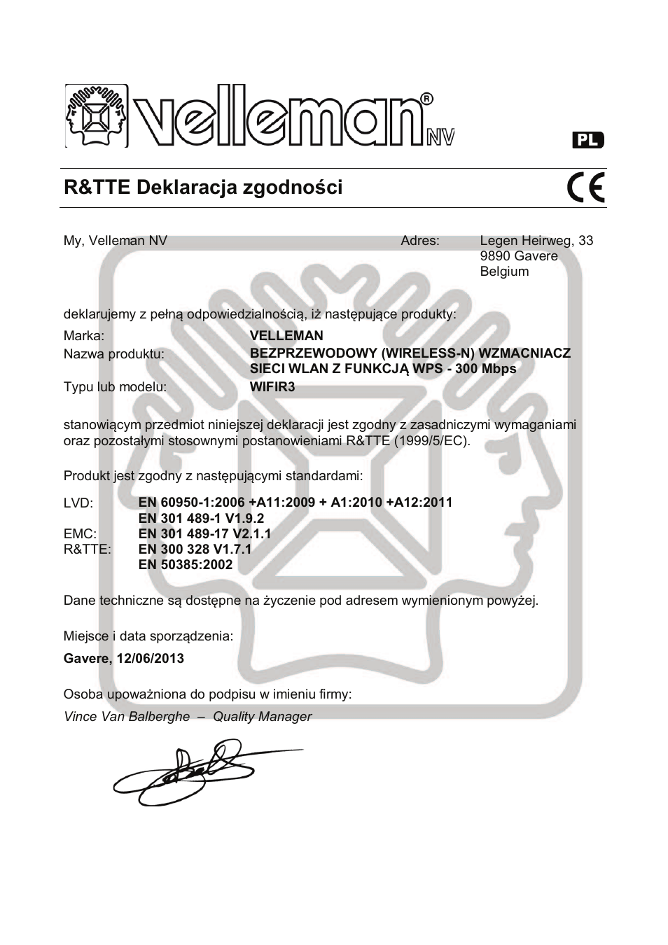 R&tte 'hnodudfmd]jrgqrğfl | Velleman WIFIR3 User Manual | Page 138 / 145