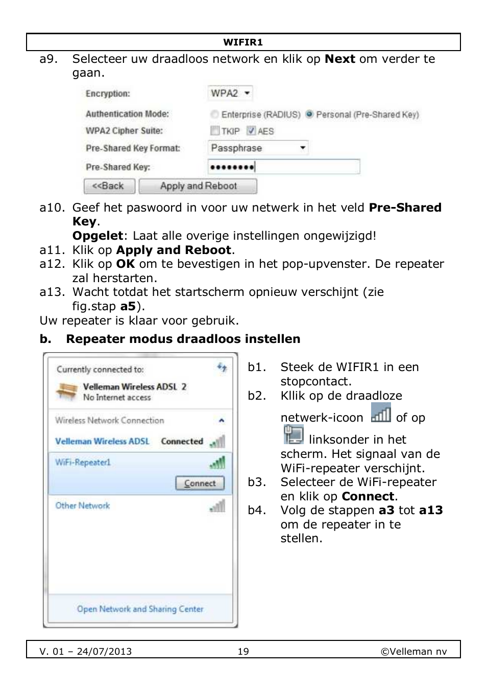 Velleman WIFIR1 User Manual | Page 19 / 55