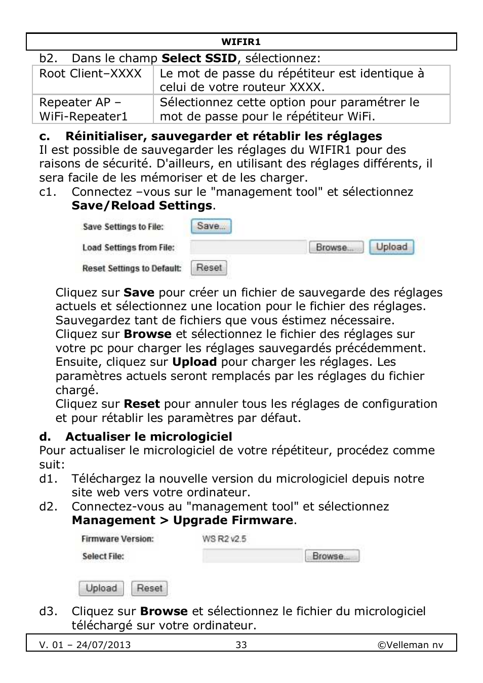 Velleman WIFIR1 User Manual | Page 33 / 55