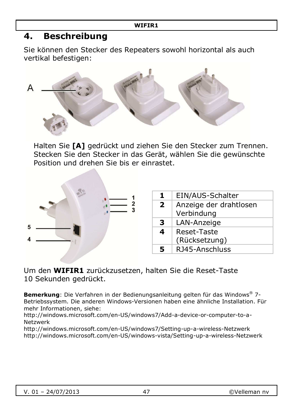 Velleman WIFIR1 User Manual | Page 47 / 55