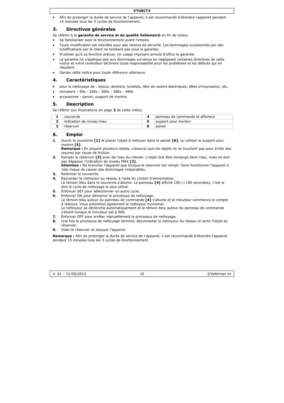 Velleman VTUSCT2 User Manual | Page 10 / 23