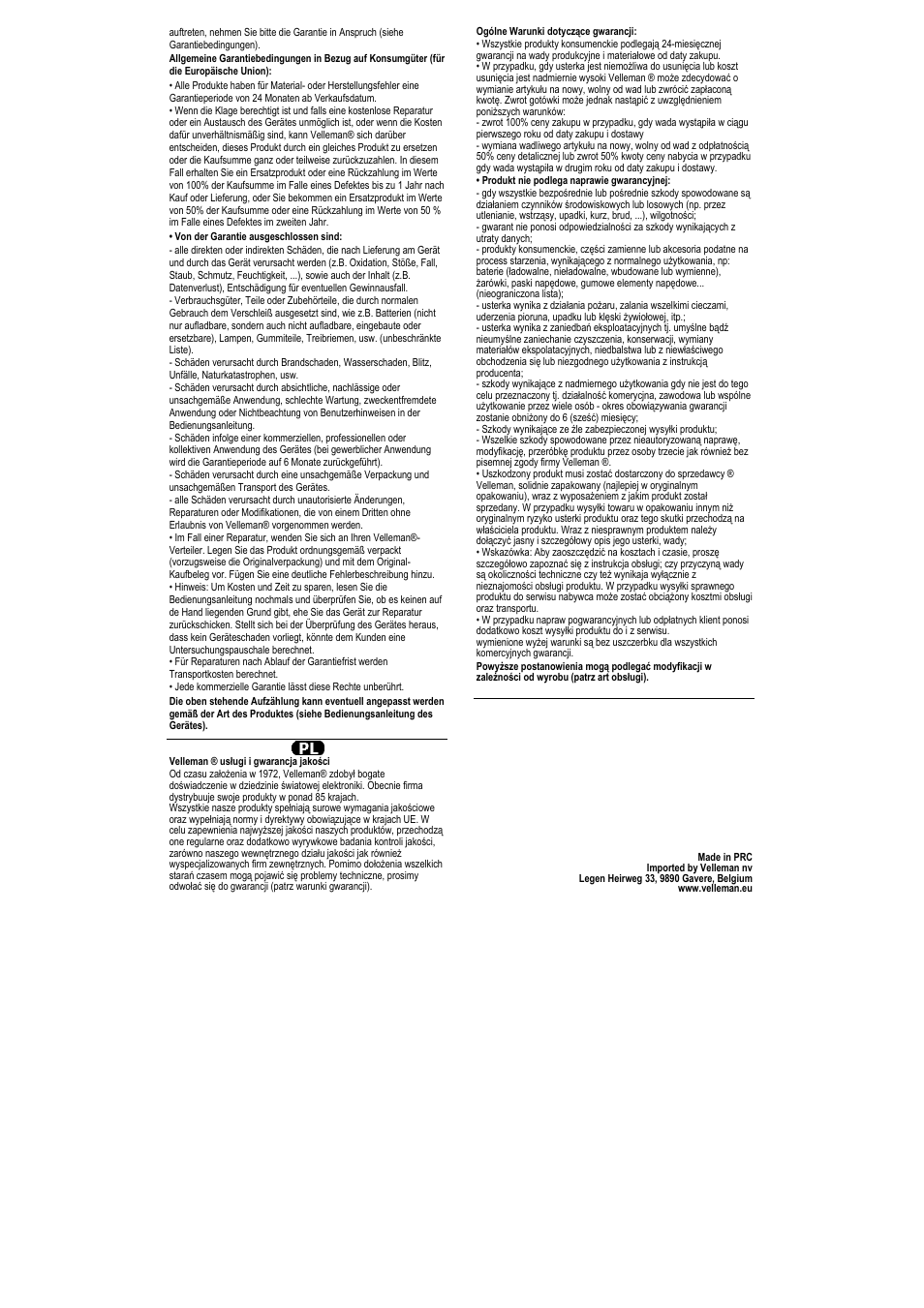 Velleman VTUSCT2 User Manual | Page 23 / 23