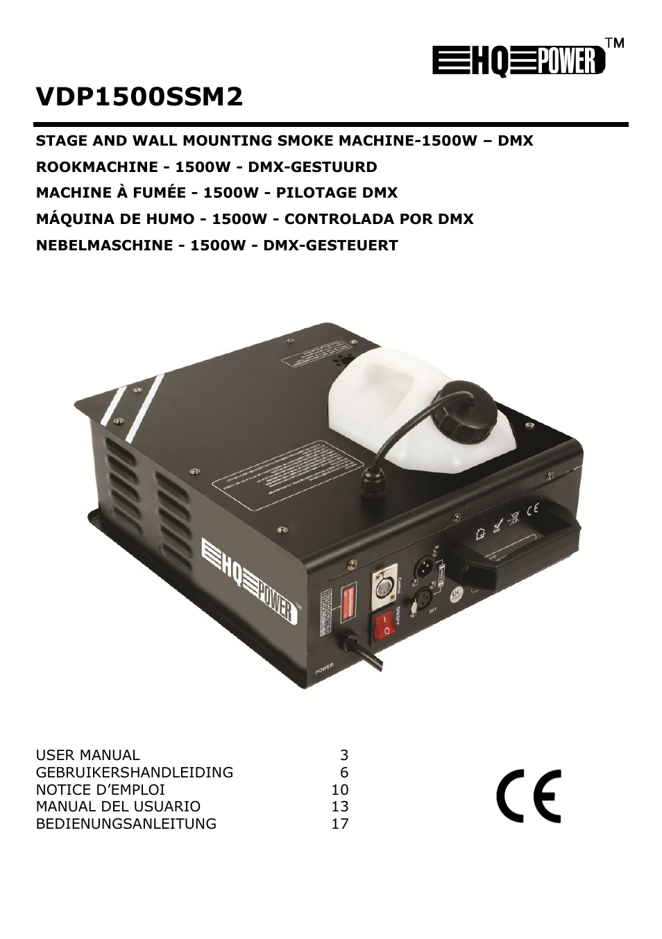 Velleman VDP1500SSM2 User Manual | 22 pages