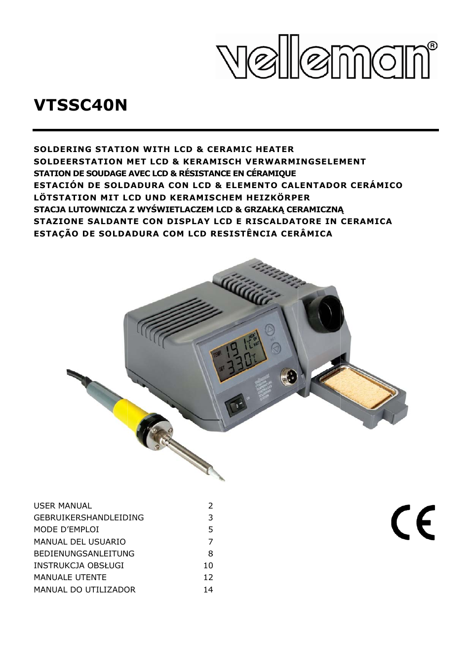 Velleman VTSSC40N User Manual | 17 pages