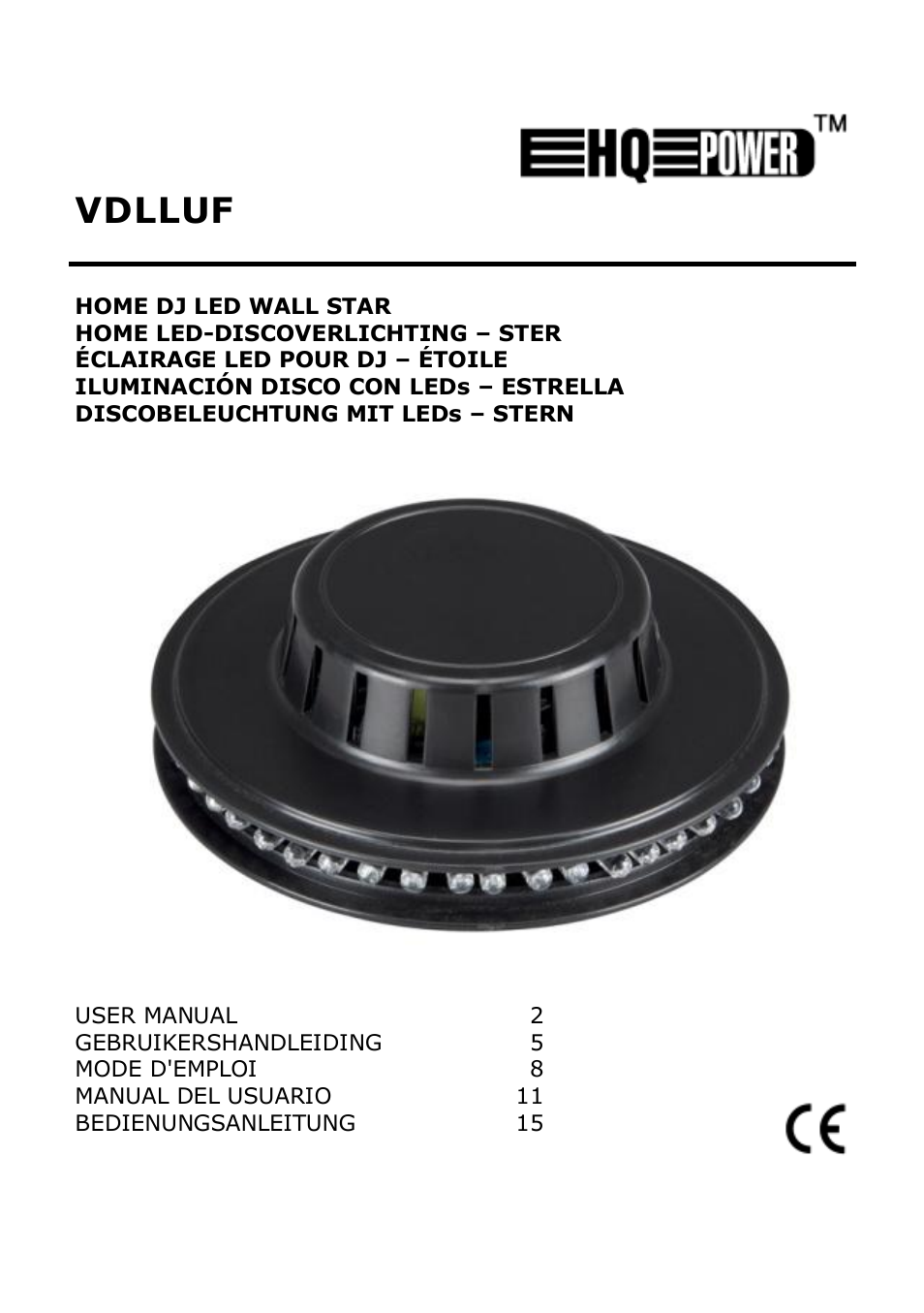 Velleman VDLLUF User Manual | 23 pages