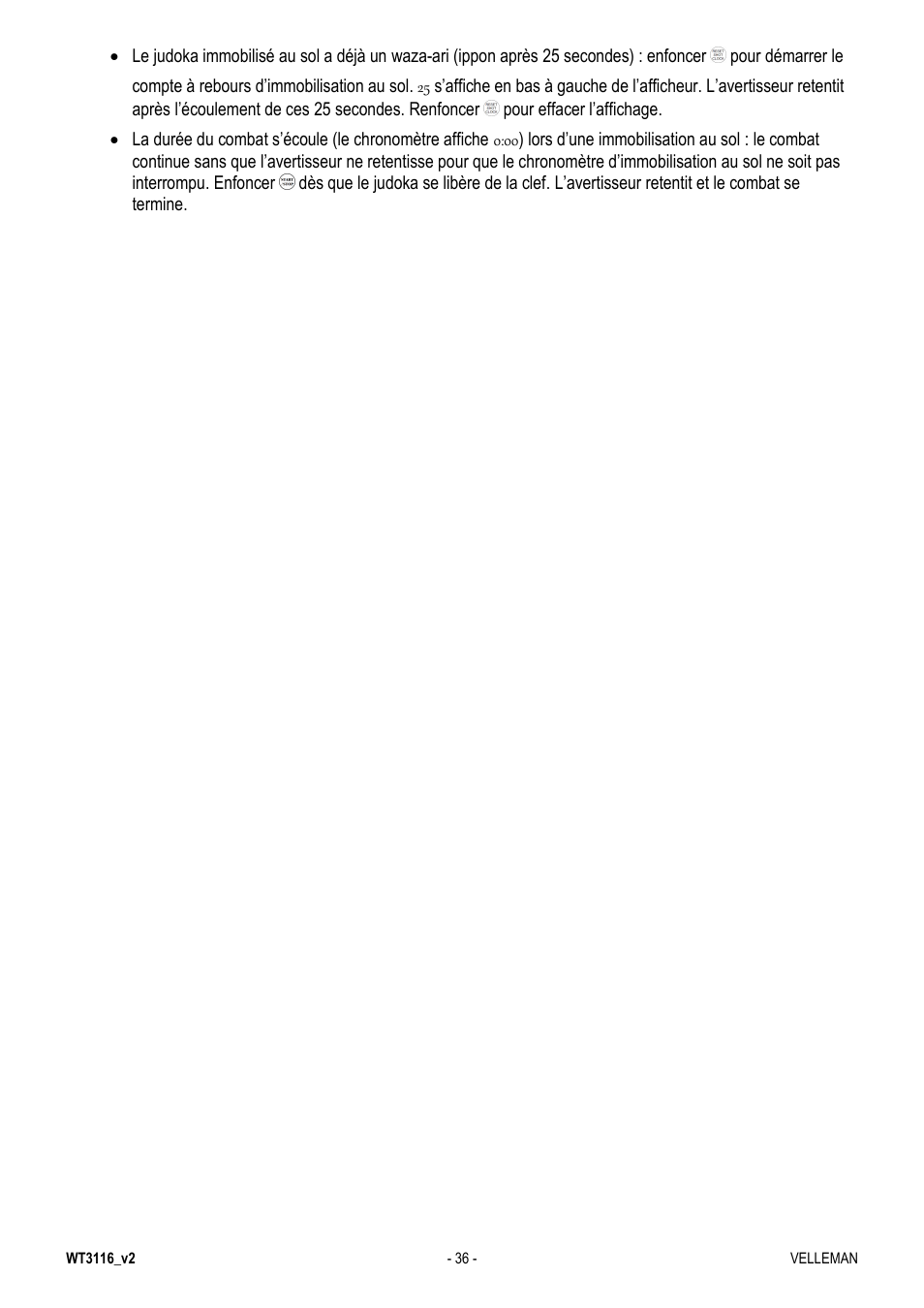 Velleman WT3116 User Manual | Page 36 / 78