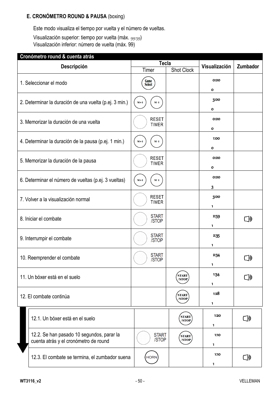 Velleman WT3116 User Manual | Page 50 / 78