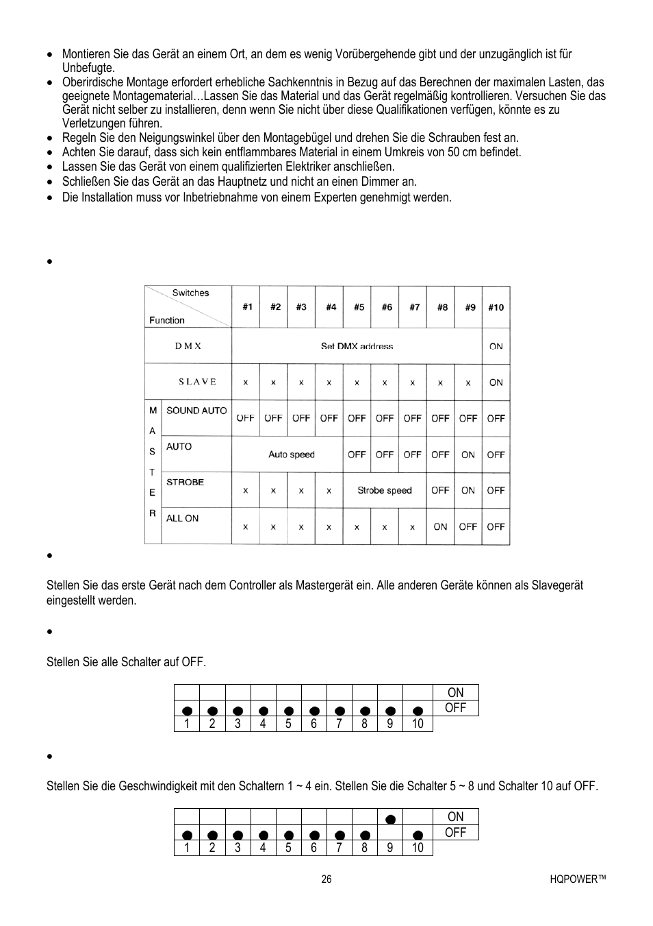 Velleman VDPL300MF4 User Manual | Page 26 / 32