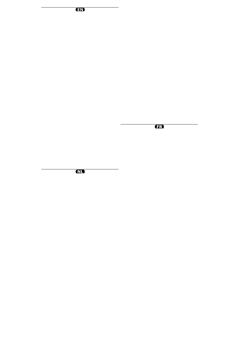 Warranty, Garantie nl, Garantie fr | Velleman PA5U User Manual | Page 18 / 19