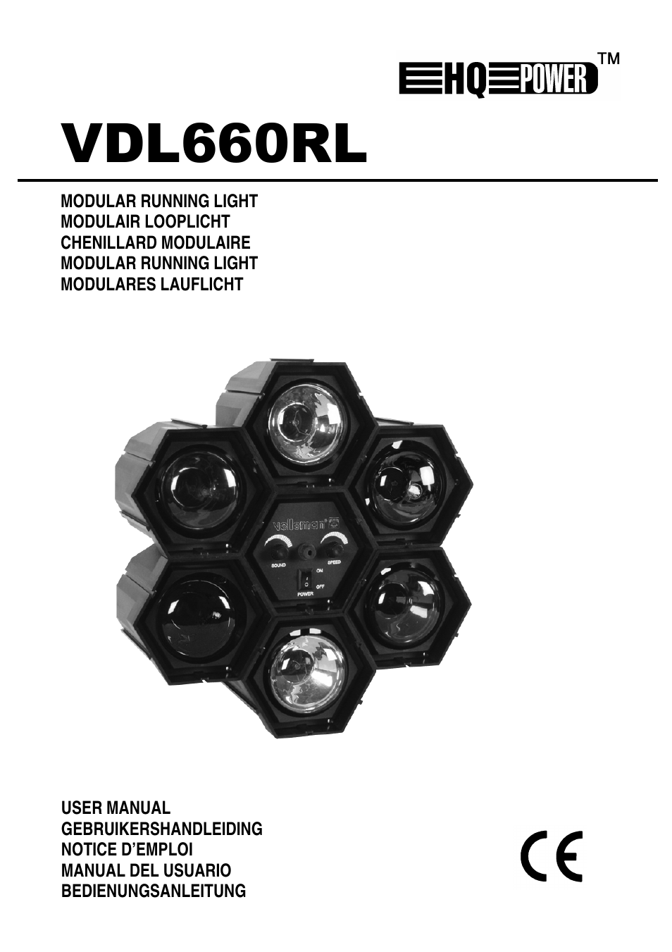 Velleman VDL660RL User Manual | 15 pages