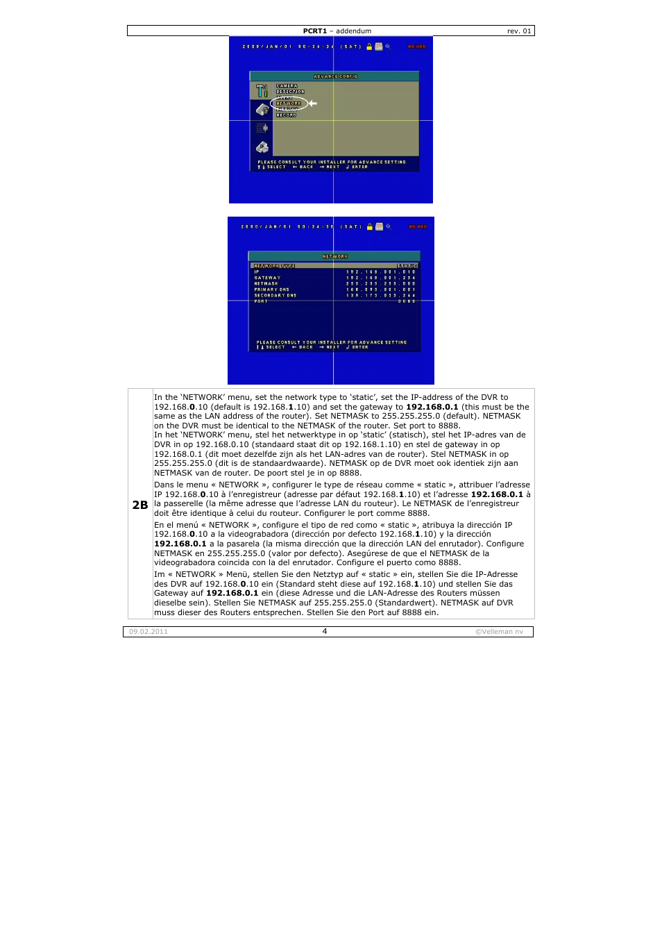 Velleman PCRT1 User Manual | Page 4 / 16