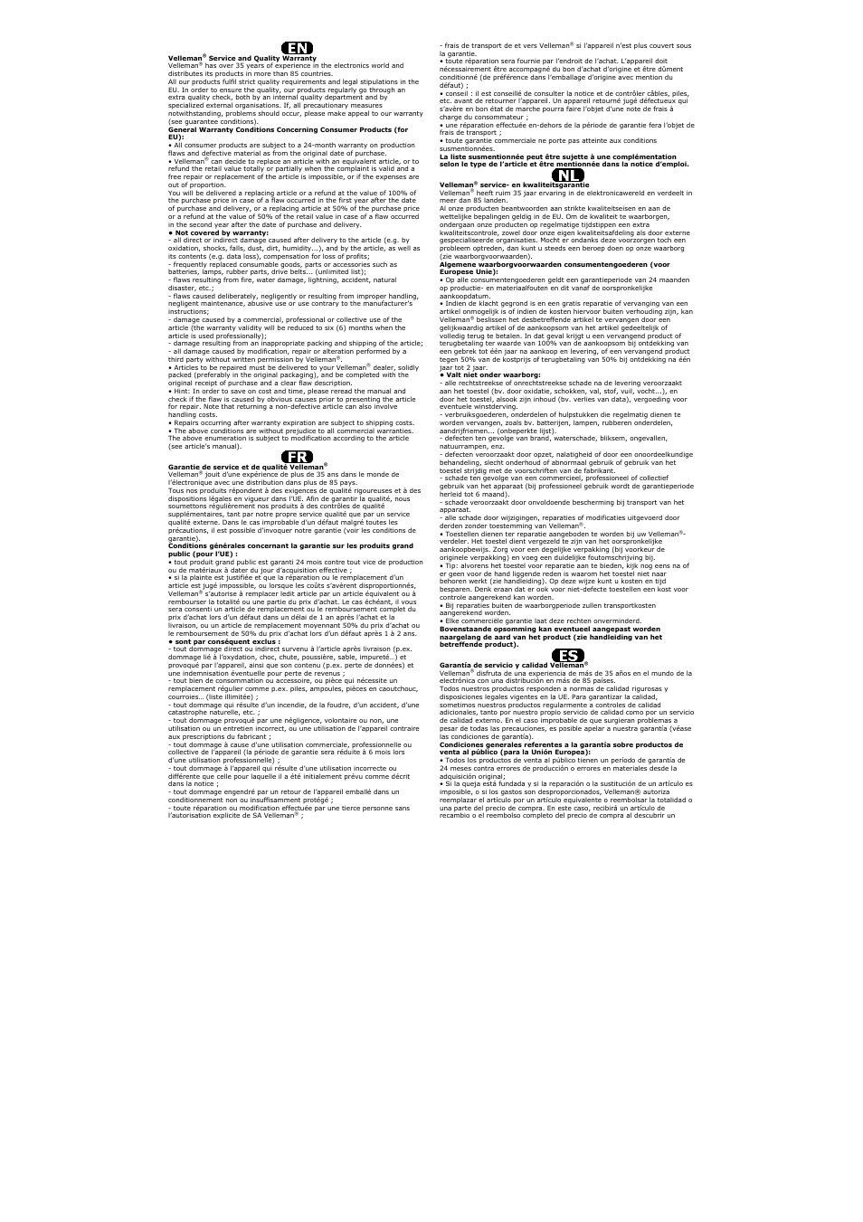 Velleman SSE020 User Manual | Page 13 / 14