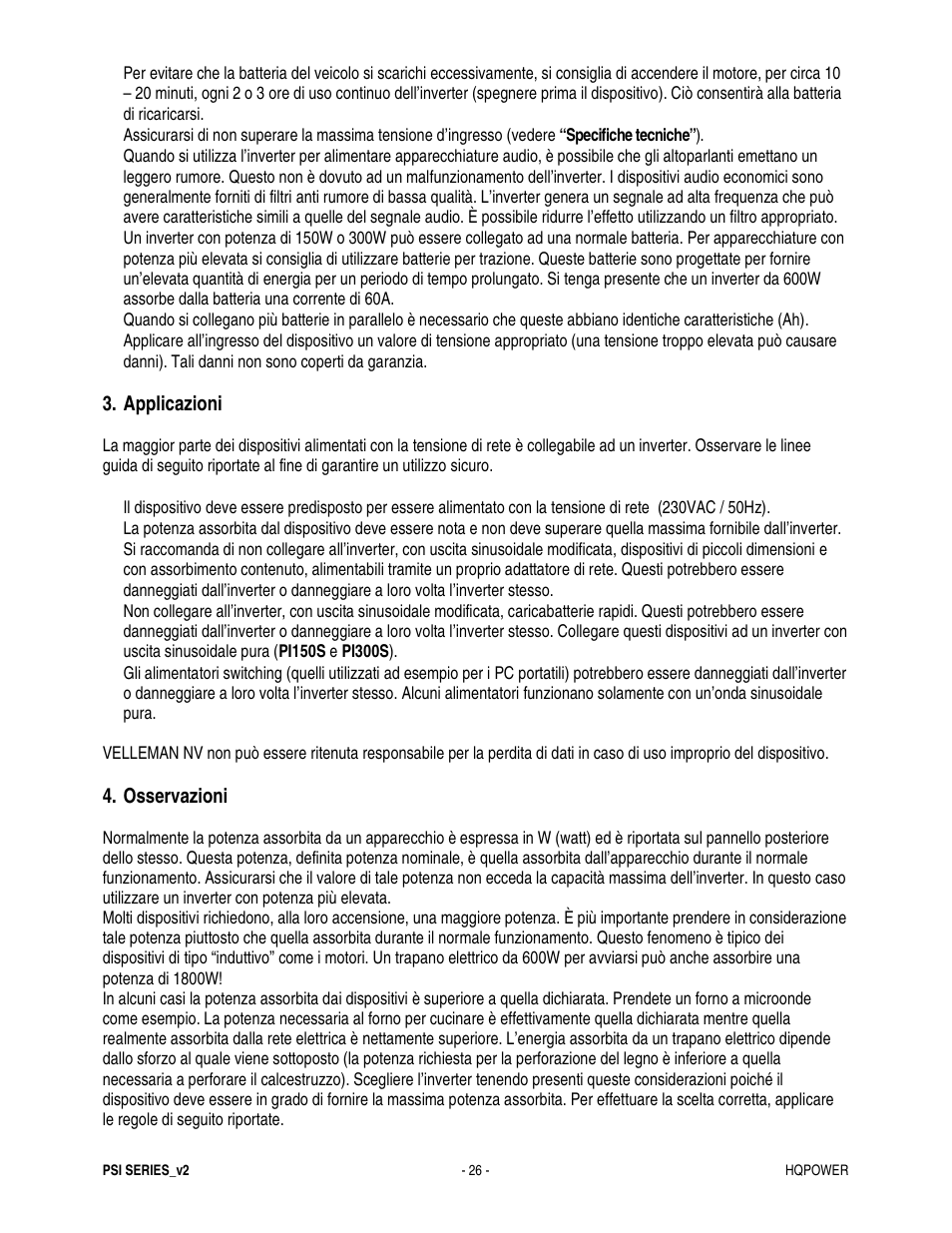 Velleman PSI600B User Manual | Page 26 / 29