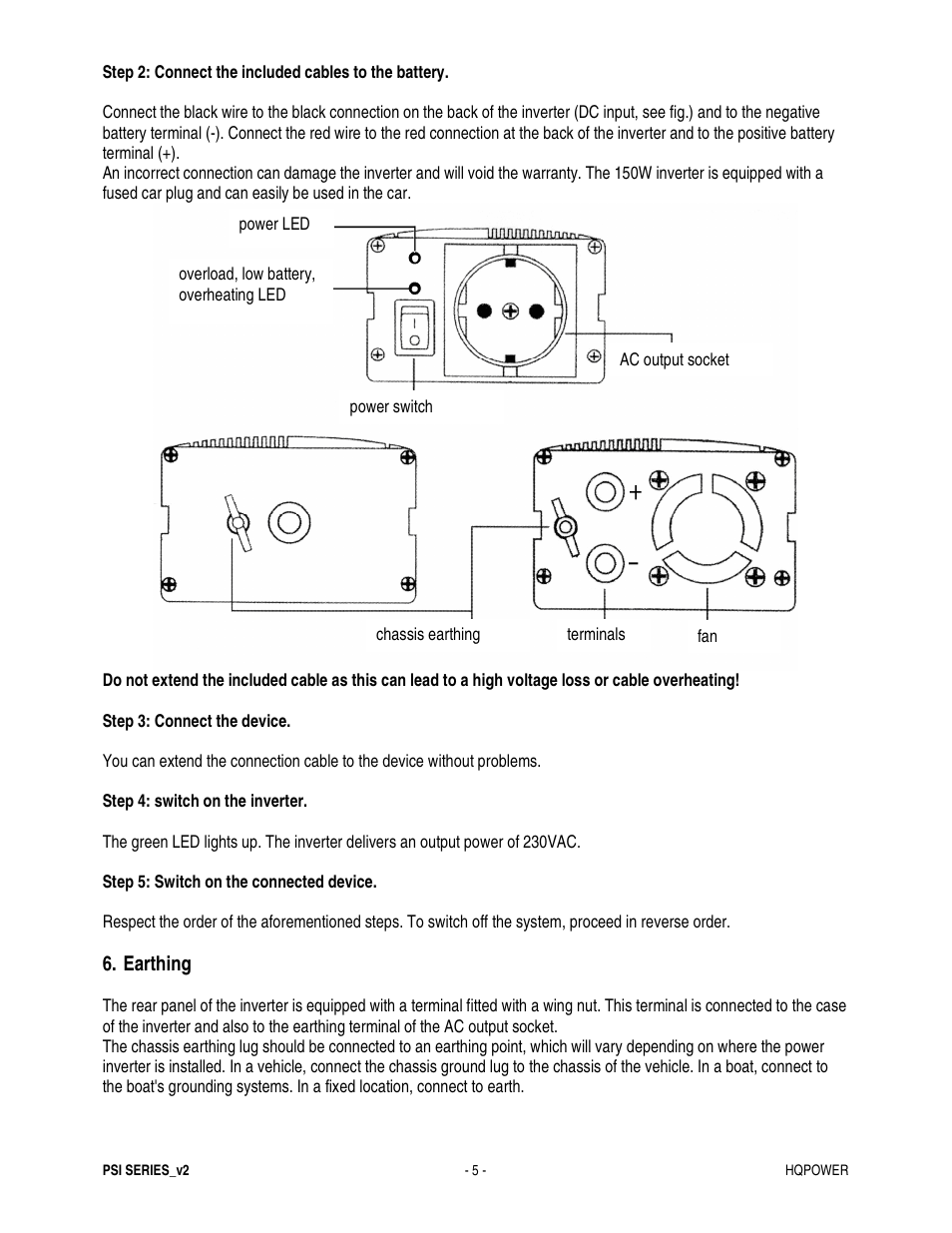 Velleman PSI600B User Manual | Page 5 / 29