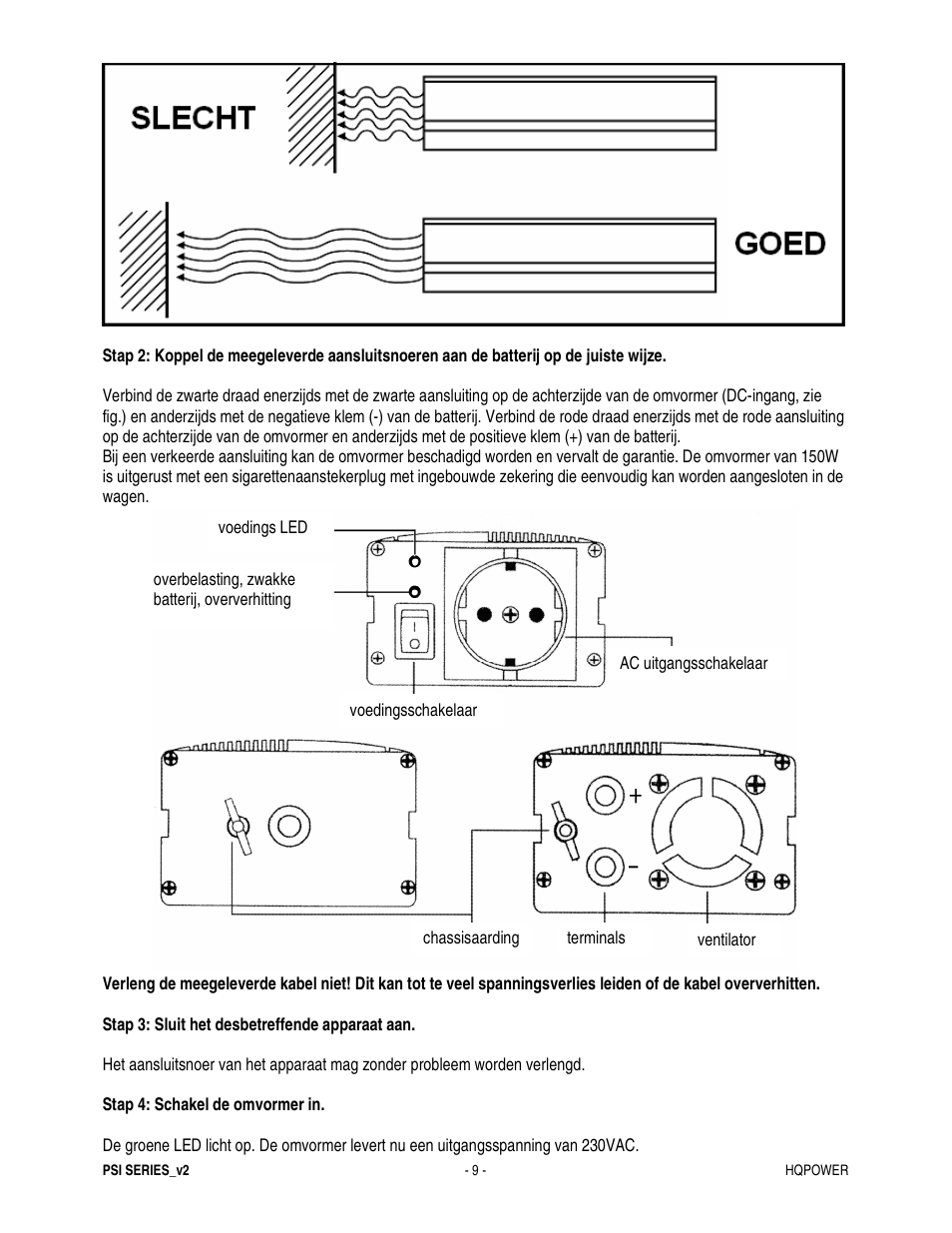 Velleman PSI600B User Manual | Page 9 / 29