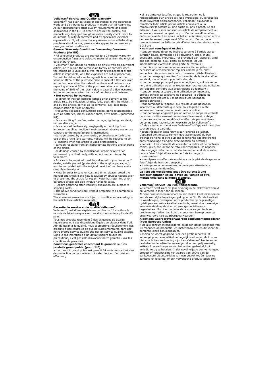 Velleman WHORW2T User Manual | Page 12 / 14