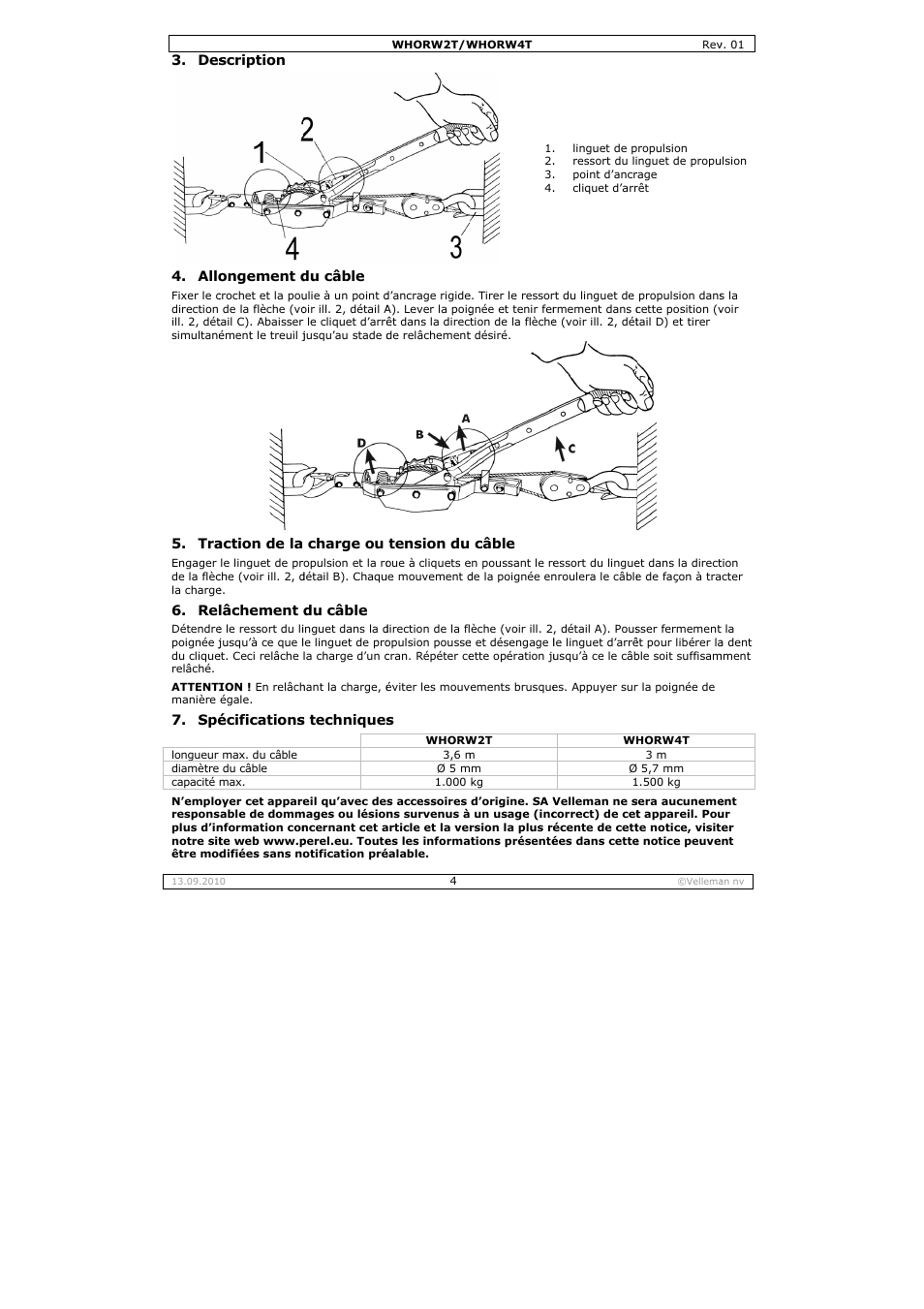 Velleman WHORW2T User Manual | Page 4 / 14