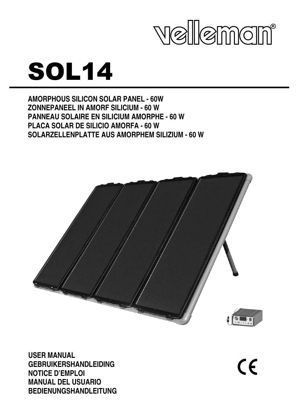 Velleman SOL14 User Manual | 24 pages