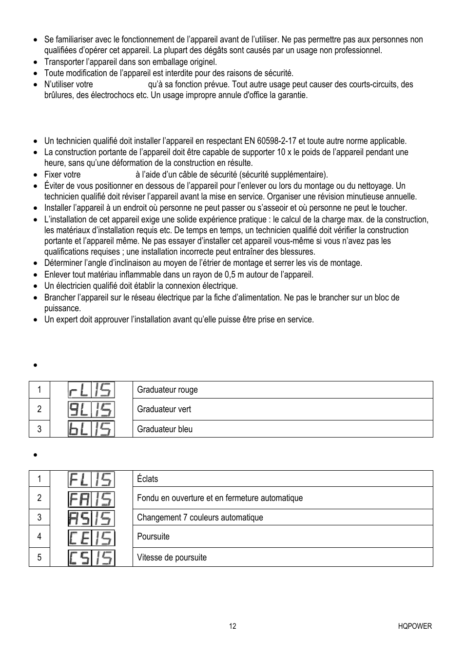 Velleman VDPLOW3601 User Manual | Page 12 / 22