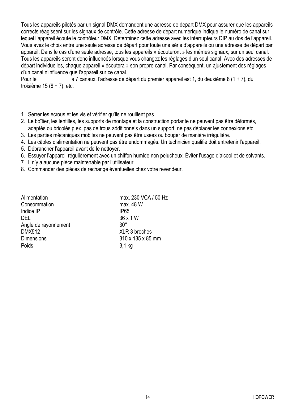 Velleman VDPLOW3601 User Manual | Page 14 / 22