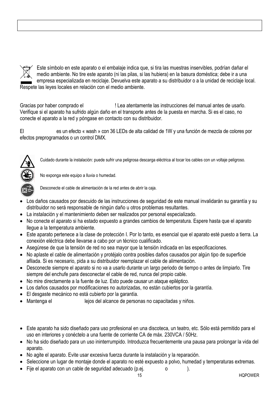 Velleman VDPLOW3601 User Manual | Page 15 / 22