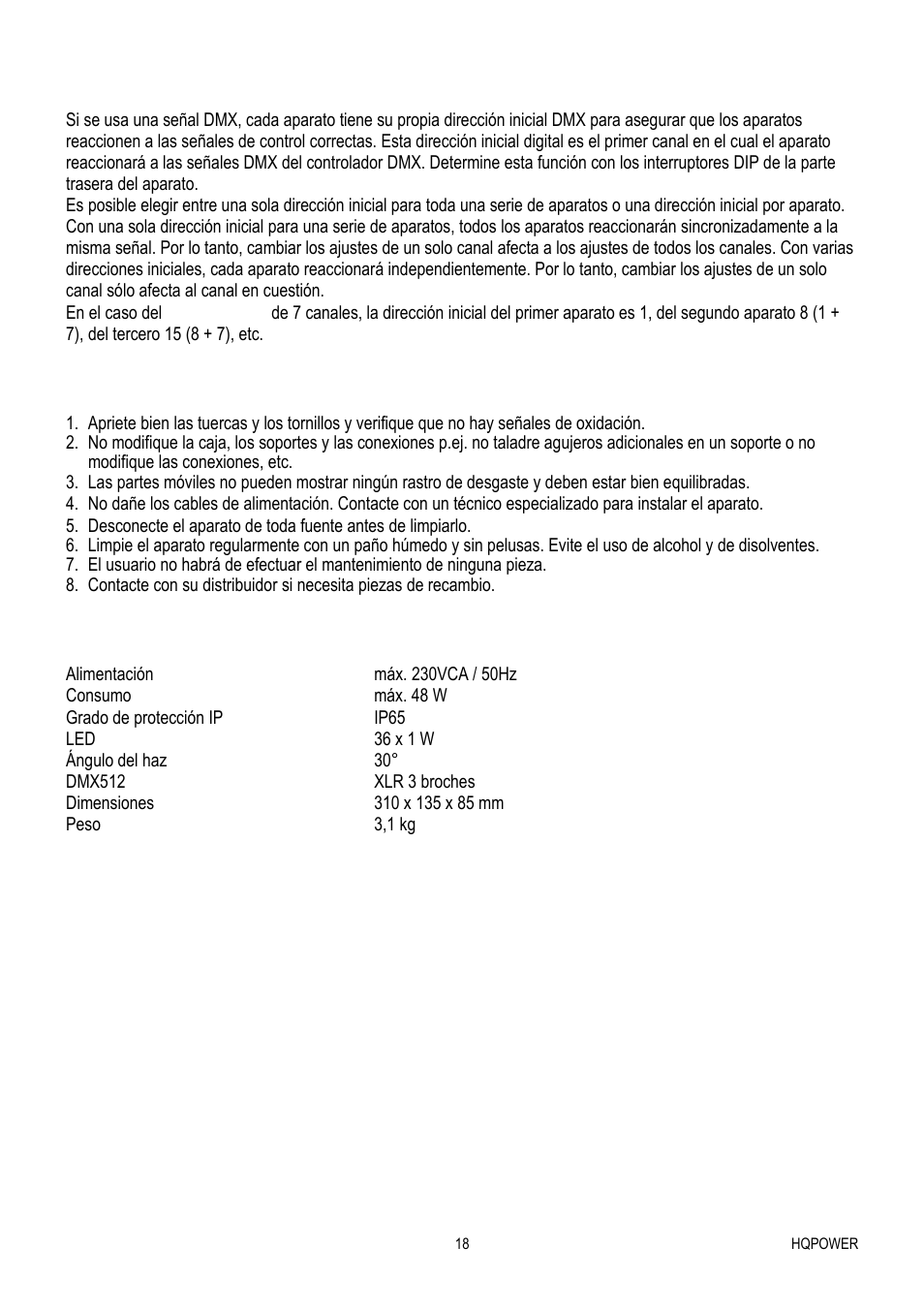 Velleman VDPLOW3601 User Manual | Page 18 / 22