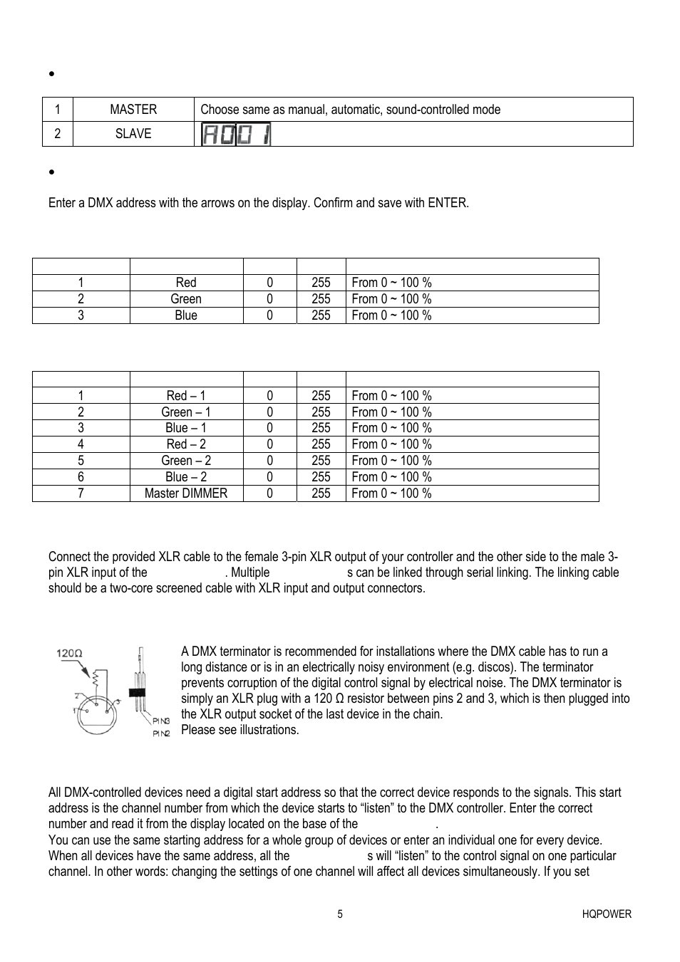 Velleman VDPLOW3601 User Manual | Page 5 / 22