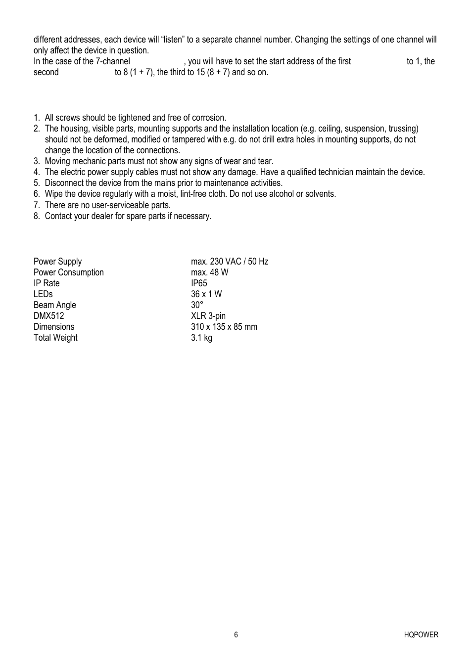 Velleman VDPLOW3601 User Manual | Page 6 / 22