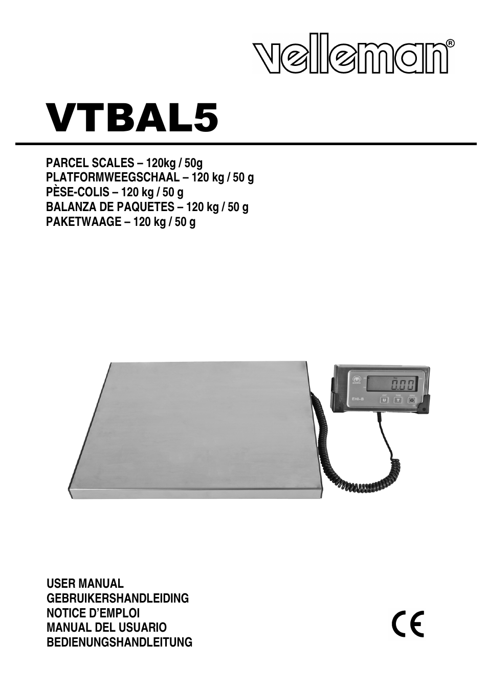 Velleman VTBAL5 User Manual | 10 pages