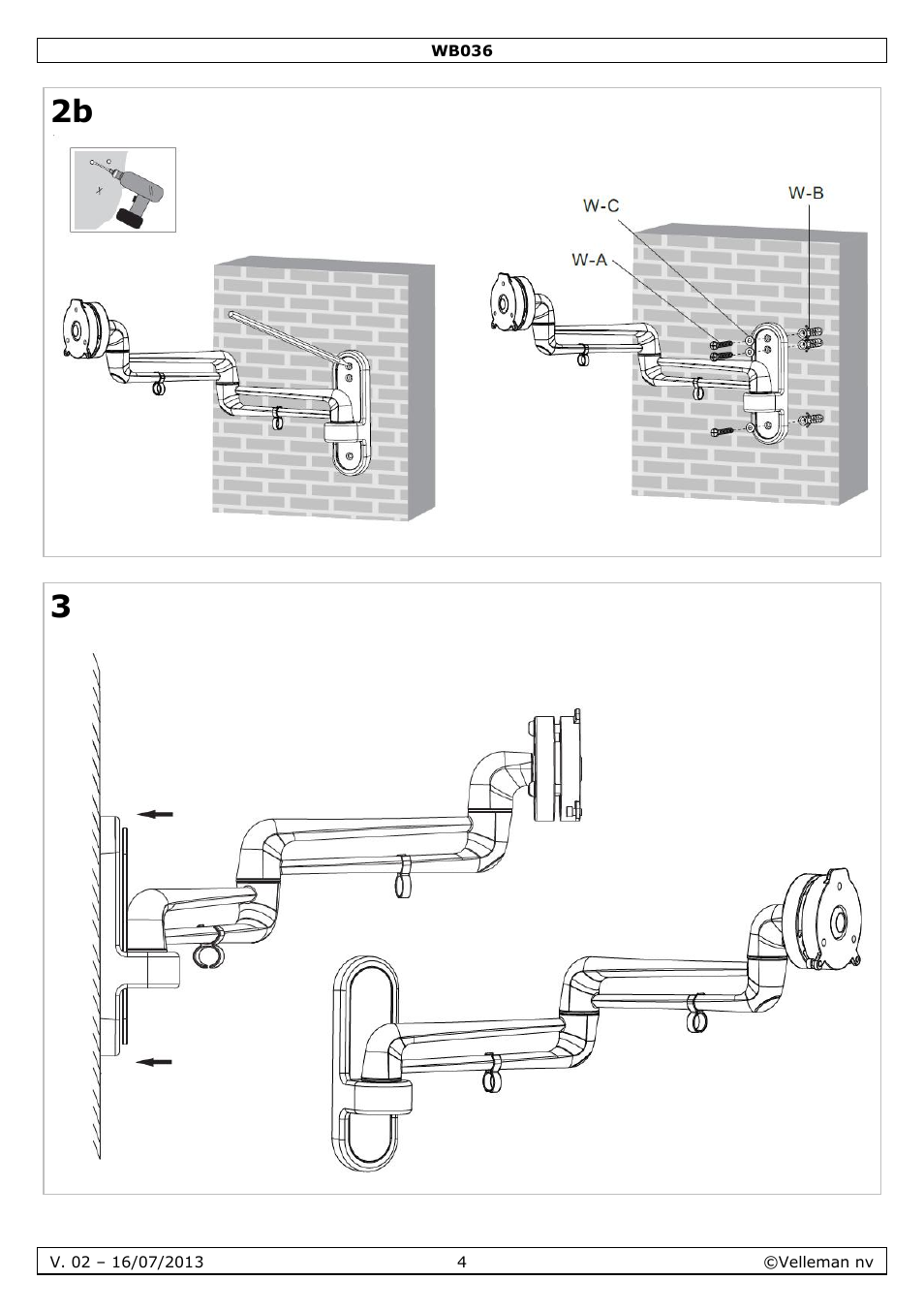 Velleman WB036 User Manual | Page 4 / 18