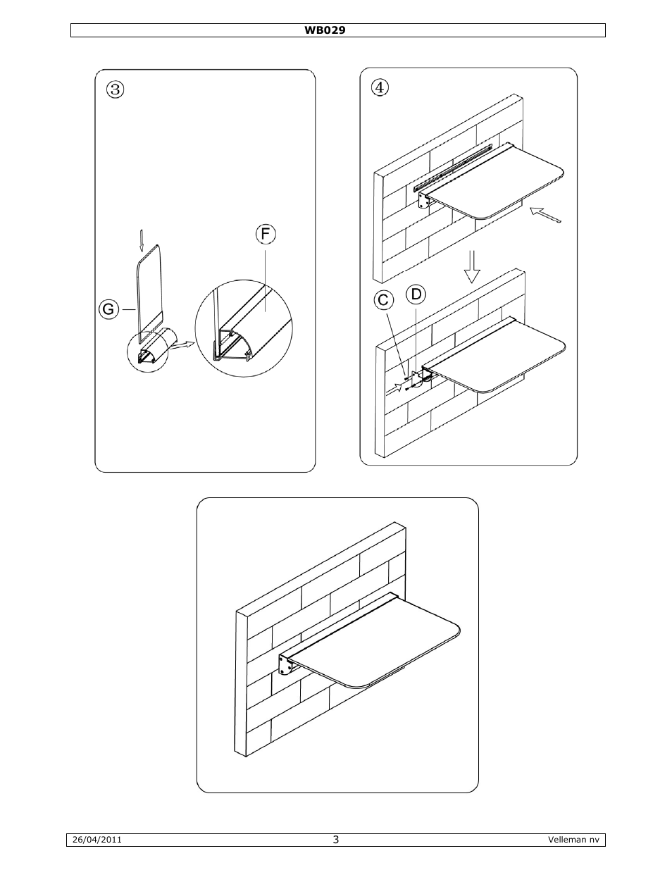 Velleman WB029 User Manual | Page 3 / 11
