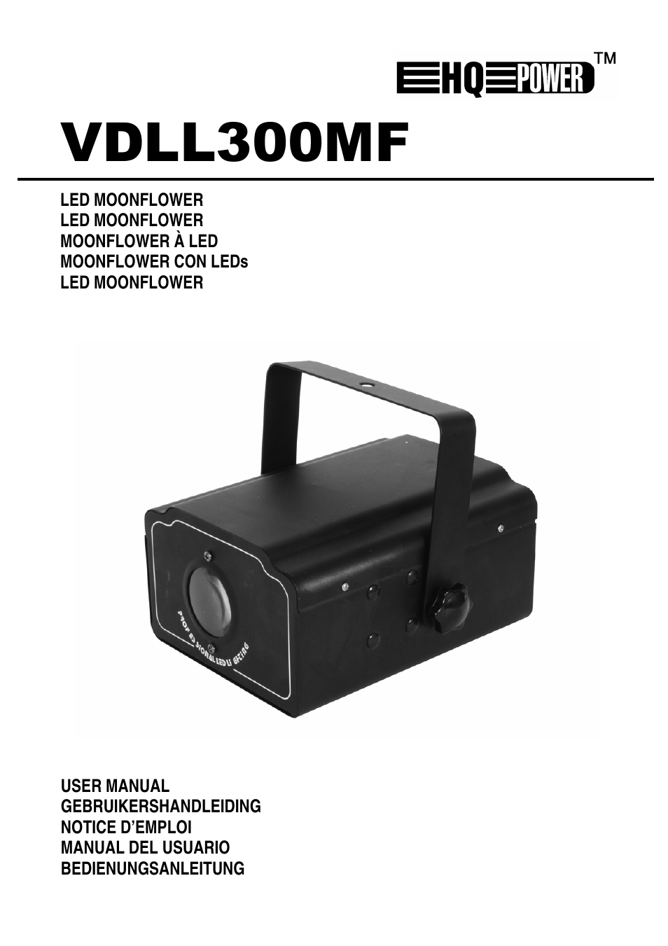 Velleman VDLL300MF User Manual | 12 pages