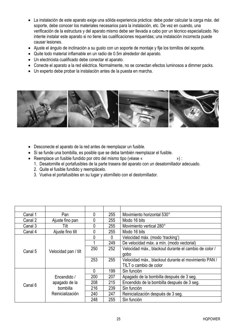 Velleman VDP575MHW16FL User Manual | Page 25 / 39