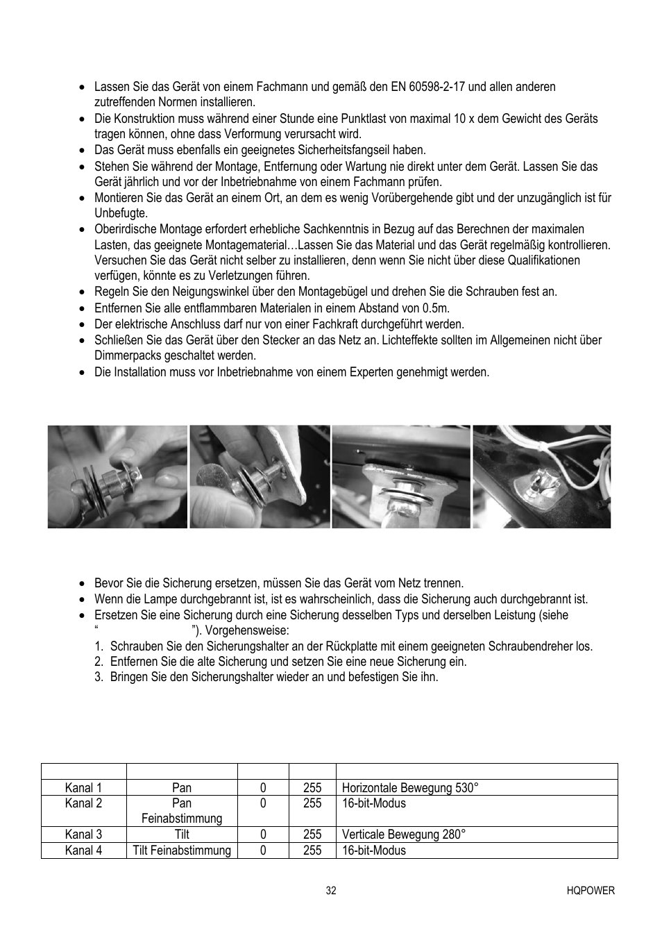 Velleman VDP575MHW16FL User Manual | Page 32 / 39
