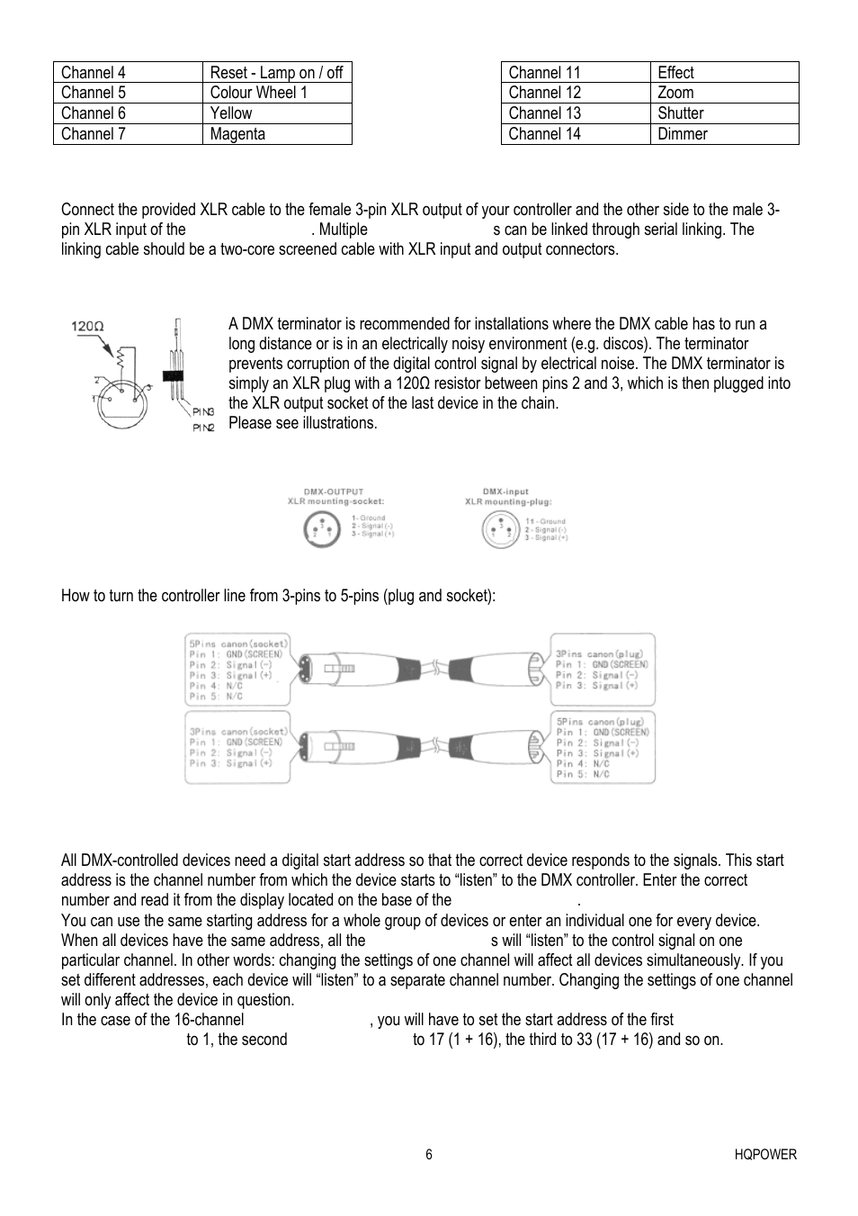 Velleman VDP575MHW16FL User Manual | Page 6 / 39