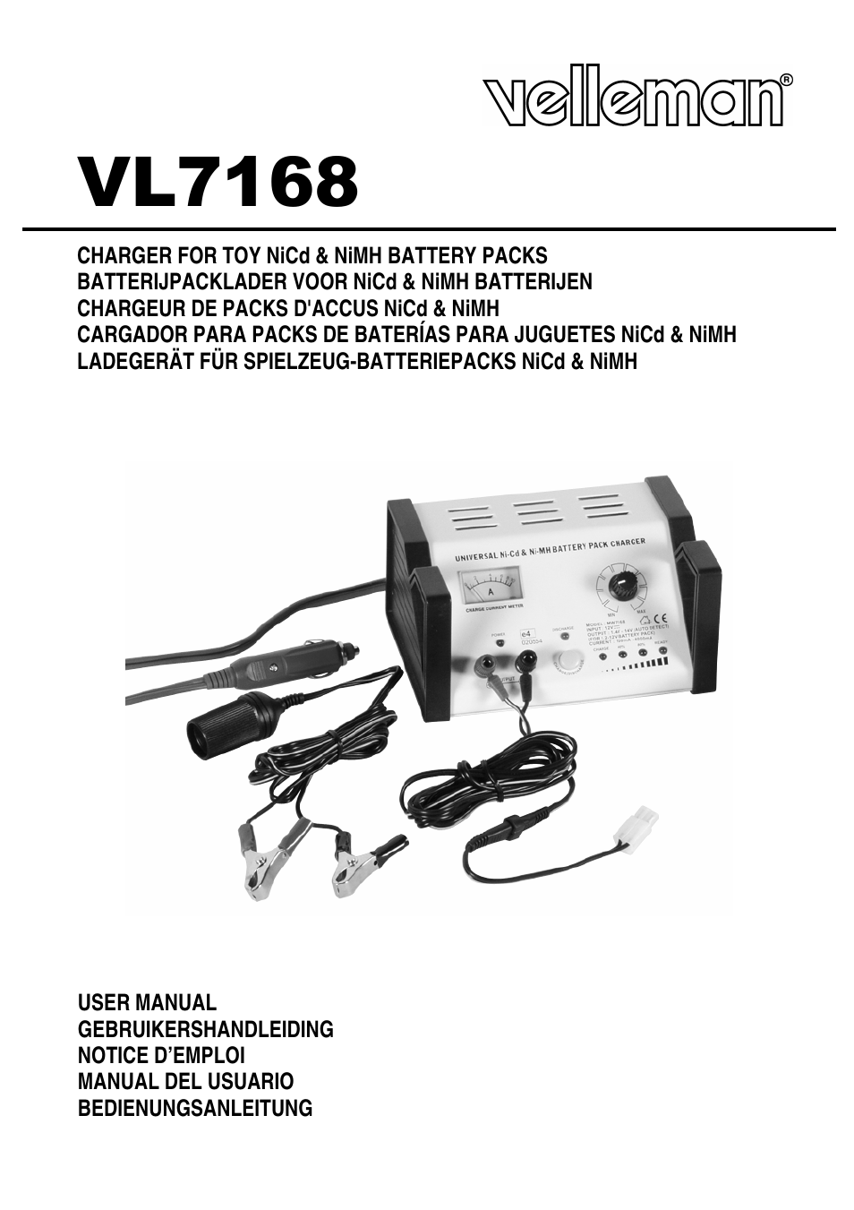 Velleman VL7168 User Manual | 7 pages