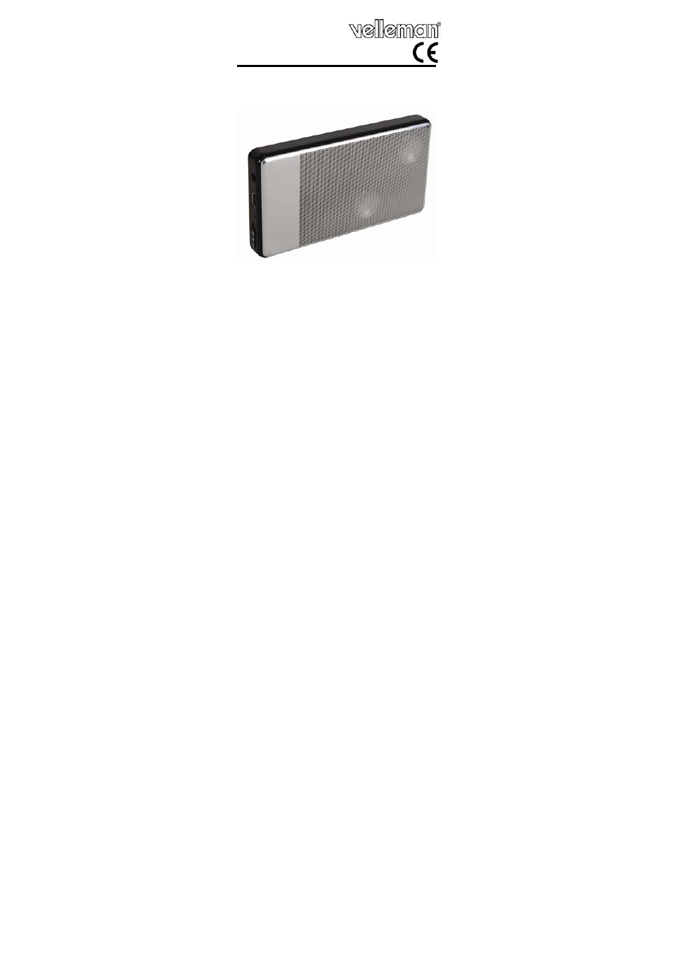 Velleman PCSP12 User Manual | 18 pages