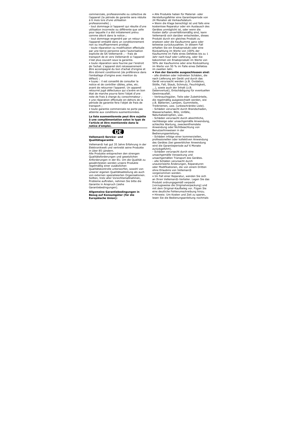 Velleman PSSE45 User Manual | Page 18 / 19