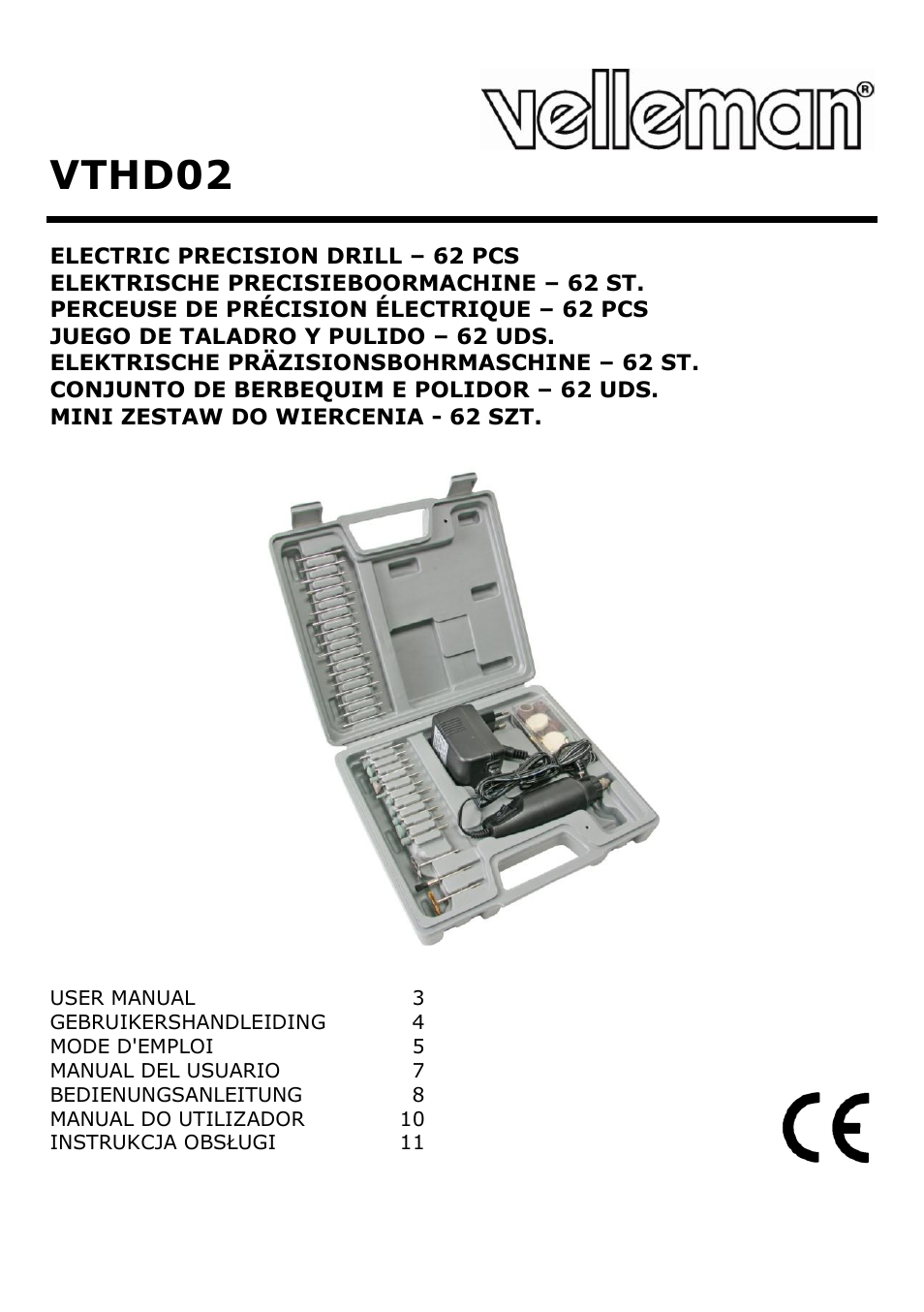 Velleman VTHD02 User Manual | 16 pages